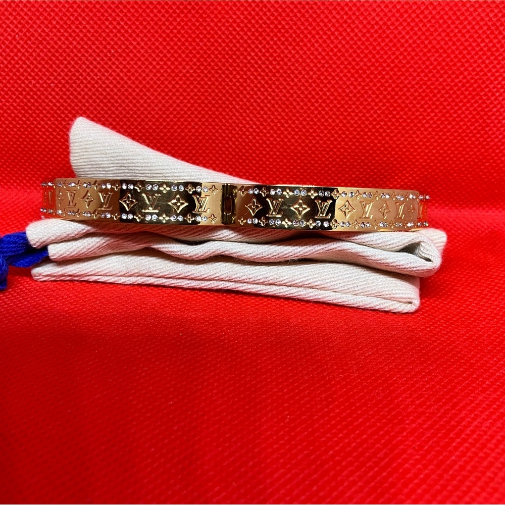 Louis Vuitton Nanogram Strass Bracelet